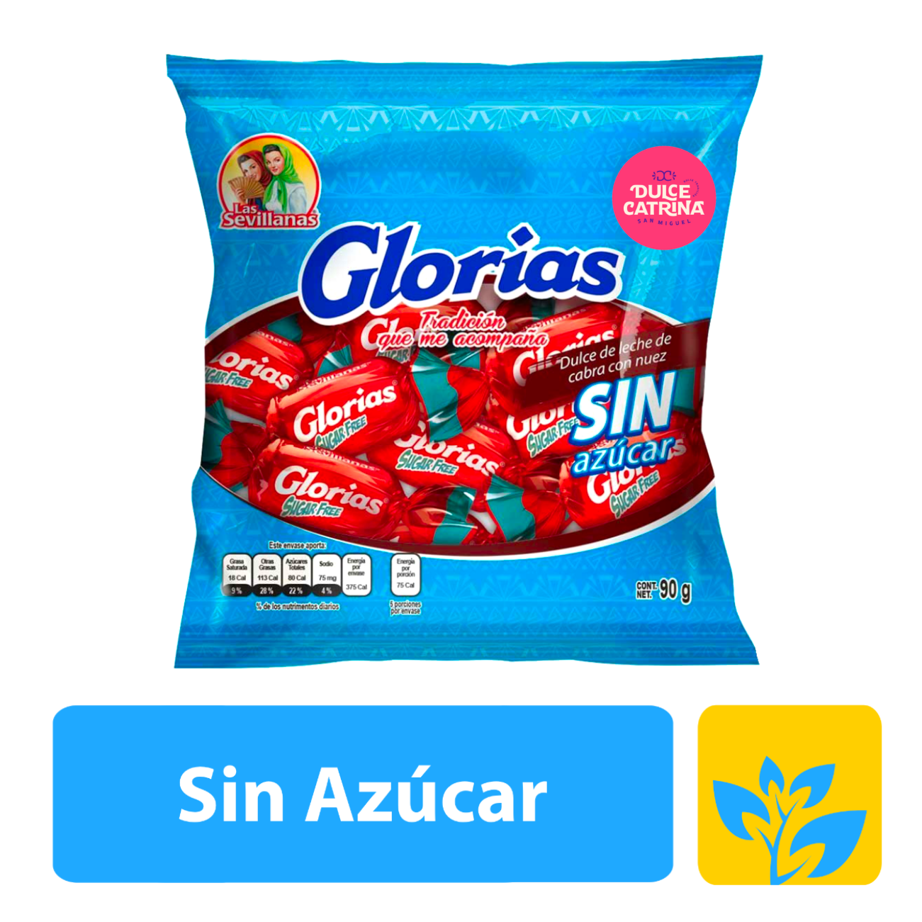 Glorias Sin Azúcar Las Sevillanas 90g