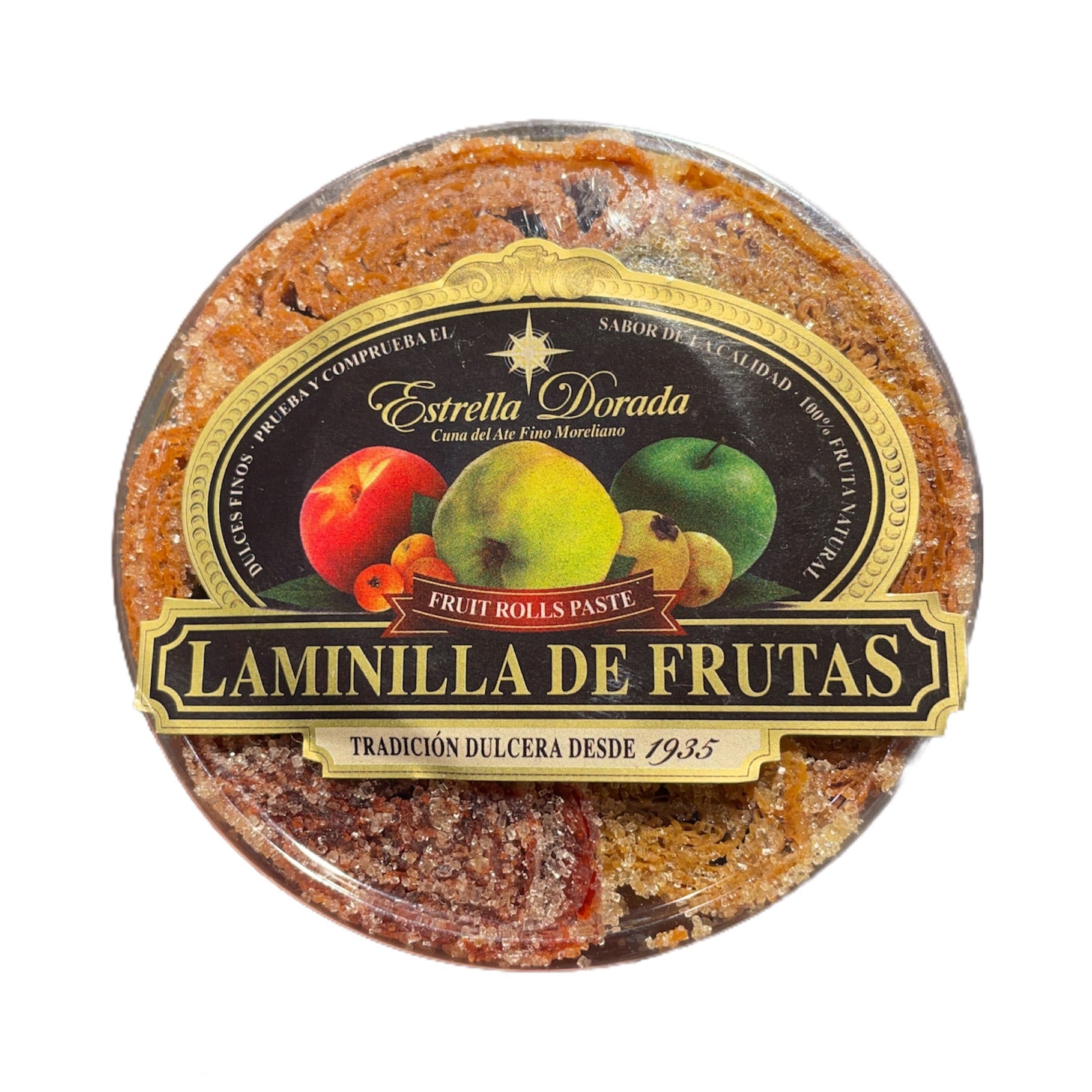 Laminilla de Frutas con Azúcar Ovalada