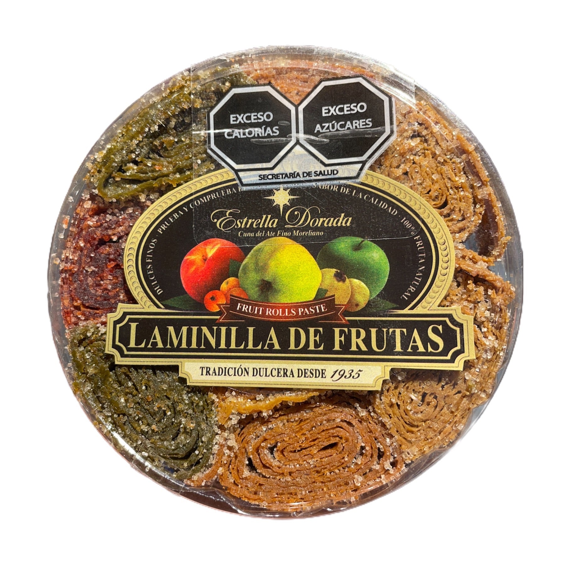 Laminilla de Frutas con Azúcar Ovalada